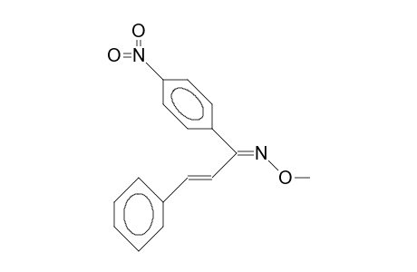 3-(4-Nitro-phenyl)-1-phenyl-(E,E)-propen-3-one oxime O-methyl ether