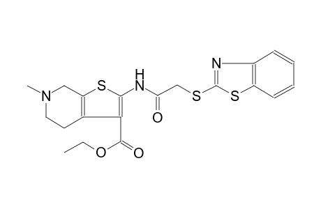 ethyl 2-{[(1,3-benzothiazol-2-ylsulfanyl)acetyl]amino}-6-methyl-4,5,6,7-tetrahydrothieno[2,3-c]pyridine-3-carboxylate