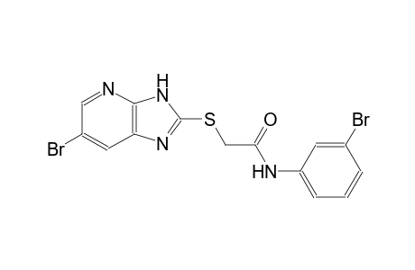 2-[(6-bromo-3H-imidazo[4,5-b]pyridin-2-yl)sulfanyl]-N-(3-bromophenyl)acetamide