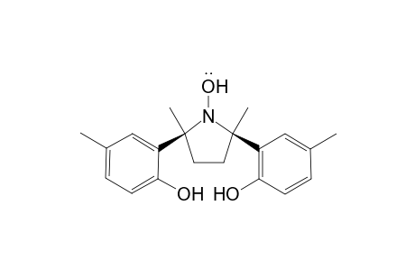 cis-2,5-Dimethyl-2,5-bis(2-hydroxy-5-methylphenyl)-tetrahydropyrrolyl-1-oxy