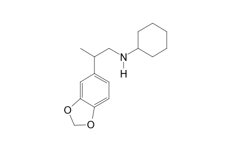N-Cyclohexyl-2-(3,4-methylenedioxyphenyl)propan-1-amine