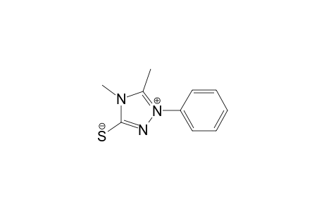 1H-1,2,4-Triazolium, 3-mercapto-4,5-dimethyl-1-phenyl-, hydroxide, inner salt