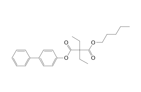 Diethylmalonic acid, 4-biphenyl pentyl ester