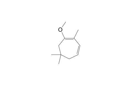 1-Methoxy-2,6,6-trimethyl-cyclohepta-1,3-diene