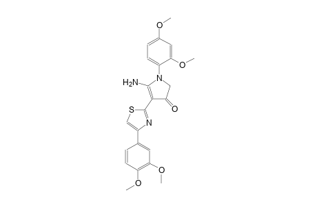 3H-pyrrol-3-one, 5-amino-1-(2,4-dimethoxyphenyl)-4-[4-(3,4-dimethoxyphenyl)-2-thiazolyl]-1,2-dihydro-