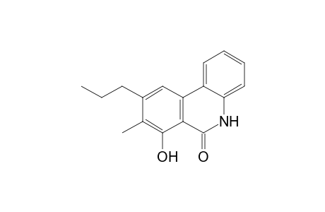 7-Hydroxy-8-methyl-9-propylphenanthridin-6(5H)-one
