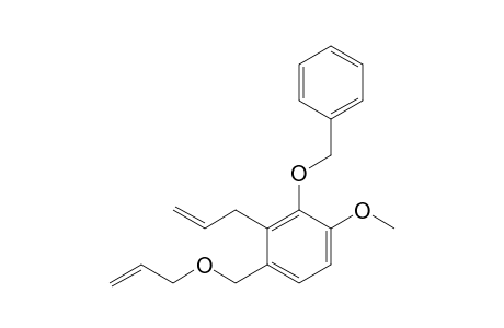2-Allyl-1-allyloxymethyl-3-benzyloxy-4-methoxybenzene