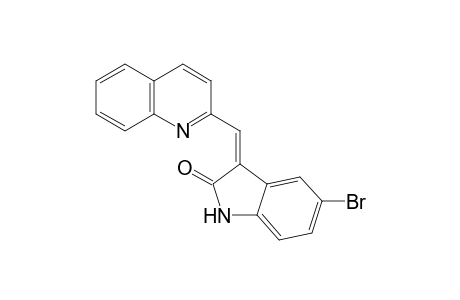 (3Z)-5-Bromo-3-(2-quinolinylmethylene)-1,3-dihydro-2H-indol-2-one