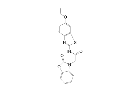 3-benzoxazoleacetamide, N-(6-ethoxy-2-benzothiazolyl)-2,3-dihydro-2-oxo-