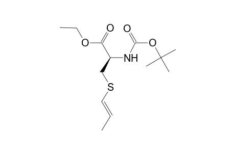 (2R)-2-(tert-butoxycarbonylamino)-3-[[(E)-prop-1-enyl]thio]propionic acid ethyl ester