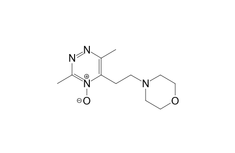 4-[2-(3,6-dimethyl-4-oxidanidyl-1,2,4-triazin-4-ium-5-yl)ethyl]morpholine