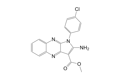1H-pyrrolo[2,3-b]quinoxaline-3-carboxylic acid, 2-amino-1-(4-chlorophenyl)-, methyl ester