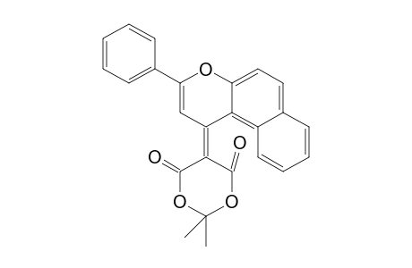 2,2-Dimethyl-5-(3-phenyl-1H-benzo[f]chromen-1-ylidene)-1,3-dioxane-4,6-dione