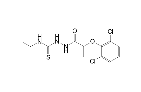 2-[2-(2,6-dichlorophenoxy)propanoyl]-N-ethylhydrazinecarbothioamide
