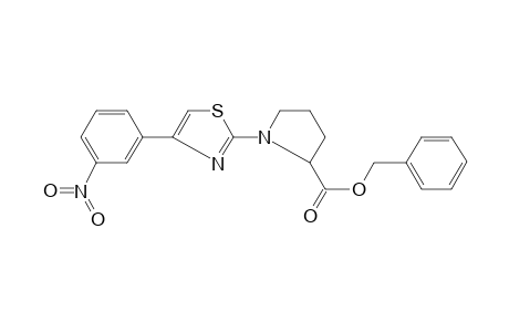 (phenylmethyl) 1-[4-(3-nitrophenyl)-1,3-thiazol-2-yl]pyrrolidine-2-carboxylate
