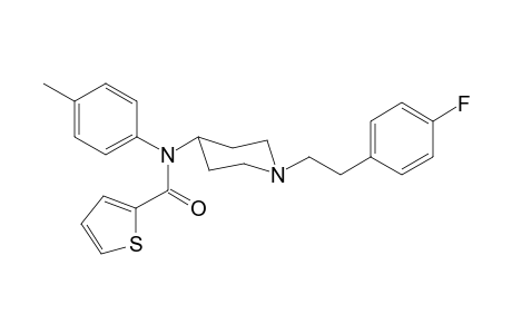 N-(1-[2-(4-Fluorophenyl)ethyl]piperidin-4-yl)-N-(4-methylphenyl)thiophene-2-carboxamide