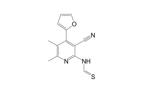 N-(3-Cyano-4-(furan-2yl)-5,6-dimethylpyridin-2-yl)methanethioamide