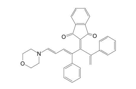 1-(Morpholino)-5-(indan-1,3-dion-2-ylidene)-4,6-diphenylhepta-1,3,6-triene