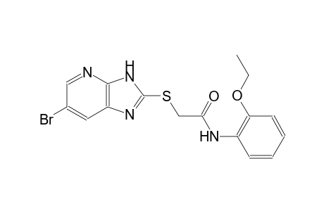 2-[(6-bromo-3H-imidazo[4,5-b]pyridin-2-yl)sulfanyl]-N-(2-ethoxyphenyl)acetamide