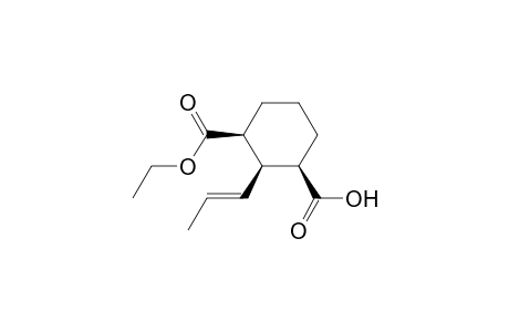 (1R*,2R*,3S*)-3-Carbethoxy-2-(2-propenyl)cyclohexanecarboxylic acid
