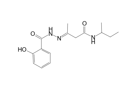 N-Sec-butyl-3-[(2-hydroxy-benzoyl)-hydrazono]-butyramide