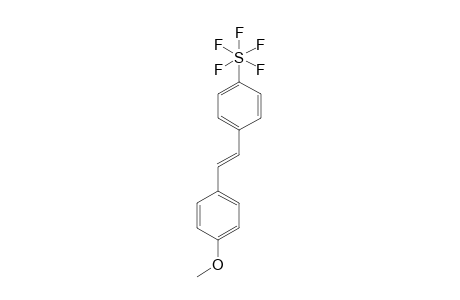 (E)-1-METHOXY-4-[4-(PENTAFLUOROSULFANYL)-STYRYL]-BENZENE