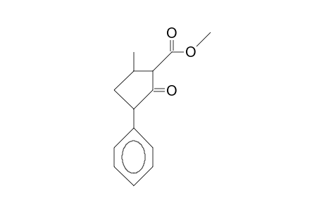 2-keto-5-methyl-3-phenyl-cyclopentanecarboxylic acid methyl ester