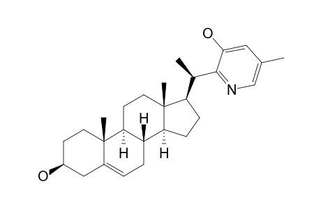 EClIPTALBINE;(3S,20R)-20-(3-HYDROXY-5-METHYL-2-PYRIDYL)-CHOLEST-5-ENE-2,23-DIOL