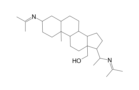 3,20-Bis[(1-methylethylidene)amino]pregnan-18-ol