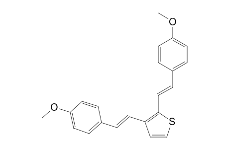2,3-Bis(4-methoxystyryl)thiophene