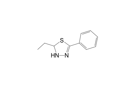 2-Ethyl-5-phenyl-2,3-dihydro-1,3,4-thiadiazole