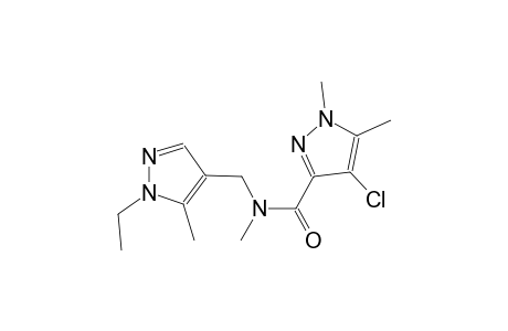 1H-pyrazole-3-carboxamide, 4-chloro-N-[(1-ethyl-5-methyl-1H-pyrazol-4-yl)methyl]-N,1,5-trimethyl-