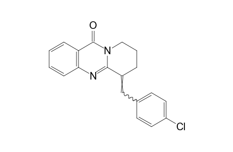 6-(p-chlorobenzylidene)-6,7,8,9-tetrahydro-11H-pyrido[2,1-b]quinazolin-11-one