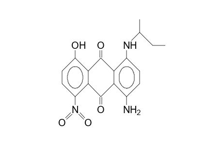 1-(1-Methyl-propylamino)-4-amino-5-nitro-8-hydroxy-anthraquinone