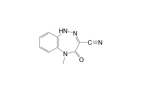 4,5-dihydro-5-methyl-4-oxo-1H-1,2,5-benzotrizepine-3-carbonitrile
