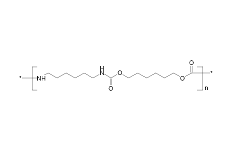 Polyurethane-6,6; poly(iminohexamethyleneimino-carbonyloxyhexamethyleneoxycarbonyl)