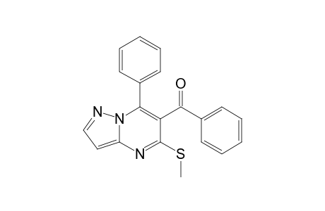 [5-(methylthio)-7-phenyl-6-pyrazolo[1,5-a]pyrimidinyl]-phenylmethanone