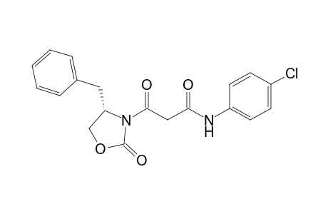 N-(4-Chlorophenyl)-3-((4S)-4-benzyl-2-oxo-1,3-oxazolidin-3-yl)-3-oxopropanamide