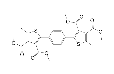 3,4-Thiophenedicarboxylic acid, 2,2'-(1,4-phenylene)bis[5-methyl-, tetramethyl ester