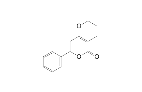 5,6-dihydro-4-ethoxy-3-methyl-6-phenyl-2H-pyran-2-one