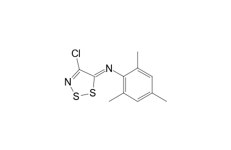 N-(4-Chloro-5H-1,2,3-dithiazol-5-ylidene)-2,4,6-trimethylaniline