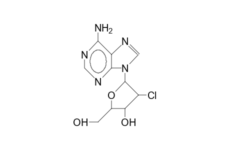 N(9)-(2-Chloro-2-deoxy-B-D-arabinofuranosyl)-adenine