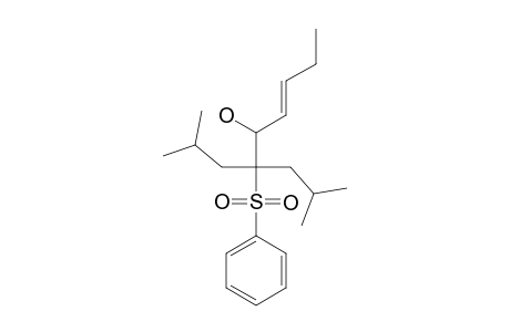 (E)-4-ISOBUTYL-2-METHYL-4-(PHENYL-SULFONYL)-NON-6-EN-5-OL