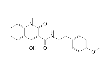 4-hydroxy-N-[2-(4-methoxyphenyl)ethyl]-2-oxo-1,2-dihydro-3-quinolinecarboxamide
