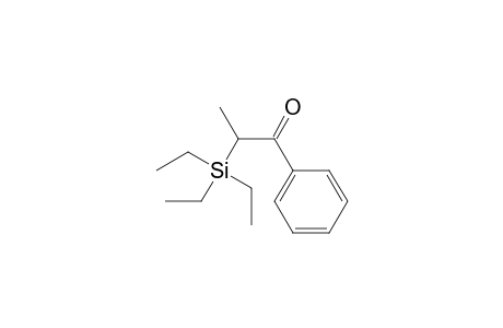 1-Propanone, 1-phenyl-2-(triethylsilyl)-