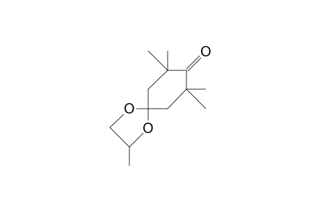 2',2',6',6'-Tetramethyl-spiro(cyclohexan-1'-one-4,4'-(1,3)-5-methyl-dioxolan)