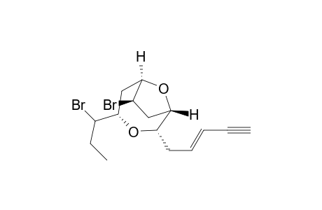 3,9-Dioxabicyclo[4.2.1]nonane, 7-bromo-4-(1-bromopropyl)-2-(2-penten-4-ynyl)-, [1S-[1.alpha.,2.alpha.(E),4.beta.(R*),6.alpha.,7.beta.]]-