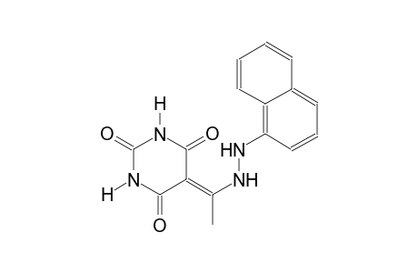 5-{1-[2-(1-naphthyl)hydrazino]ethylidene}-2,4,6(1H,3H,5H)-pyrimidinetrione
