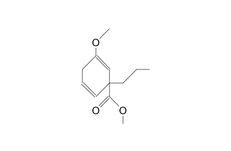 1-Propyl-3-methoxy-cyclohexa-2,5-diene-1-carboxylic acid, methyl ester