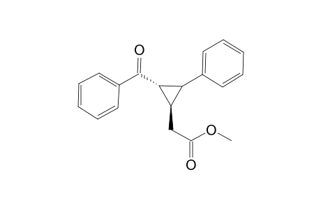 (1R,2S)-(+-)-Methyl 2-(2-benzoyl-3-phenylcyclopropyl)acetate